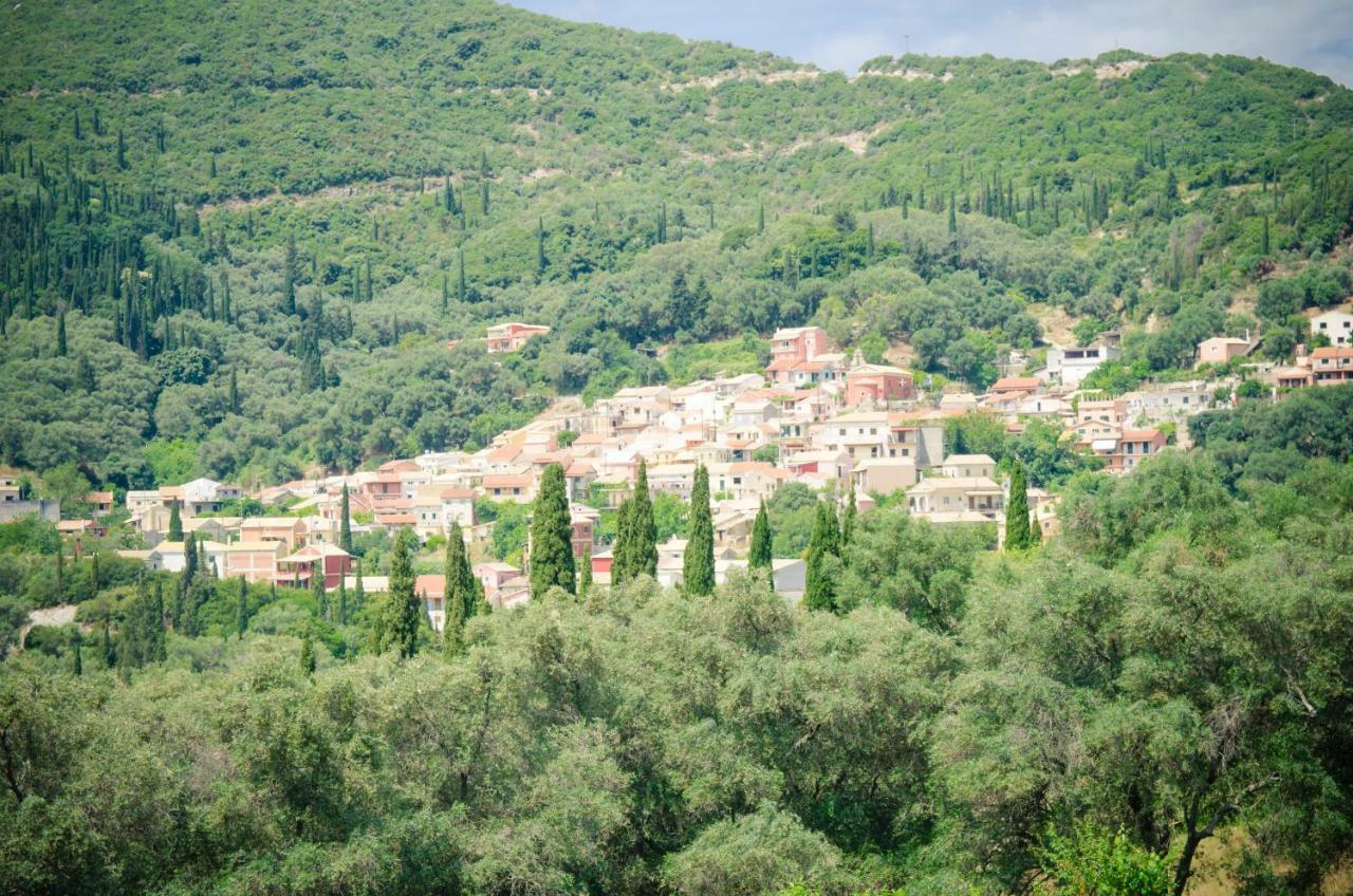 Villa Conte Rari Agios Gordios  Dış mekan fotoğraf
